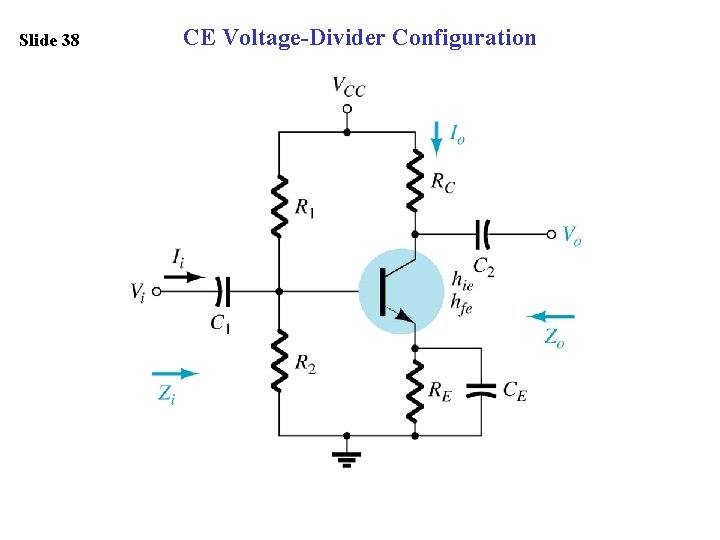 Slide 38 CE Voltage-Divider Configuration 