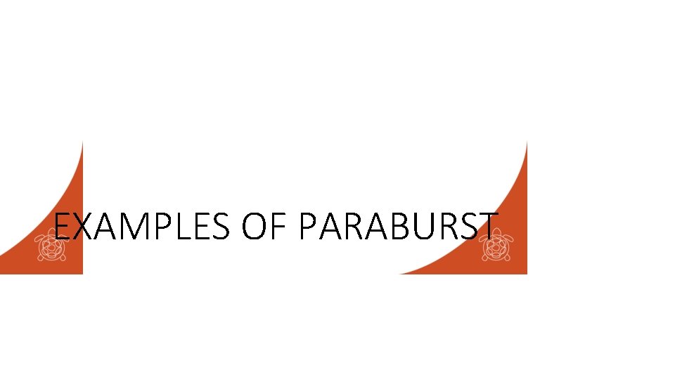 EXAMPLES OF PARABURST 