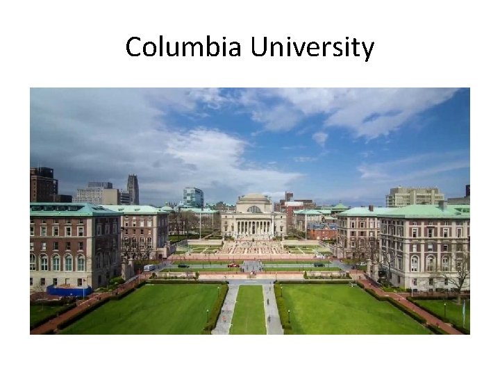Columbia University 