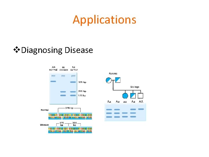 Applications v. Diagnosing Disease 