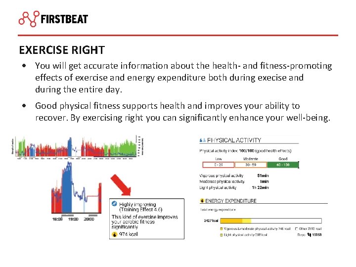 EXERCISE RIGHT • You will get accurate information about the health- and fitness-promoting effects