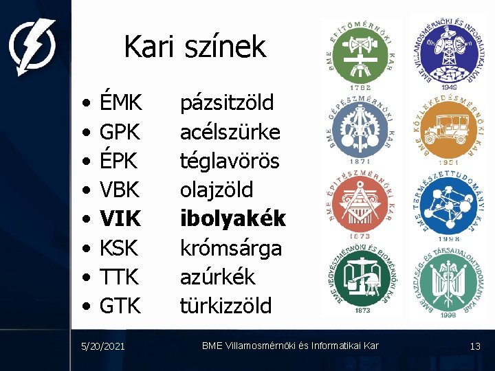 Kari színek • • ÉMK GPK ÉPK VBK VIK KSK TTK GTK 5/20/2021 pázsitzöld