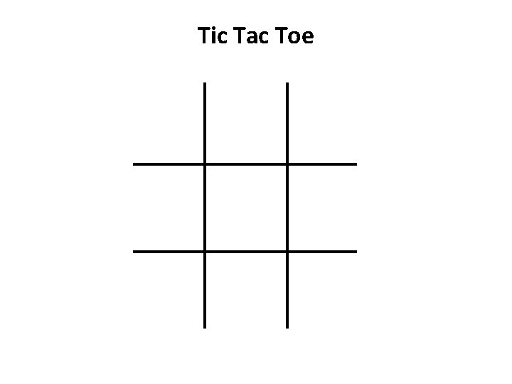 Tic Tac Toe 