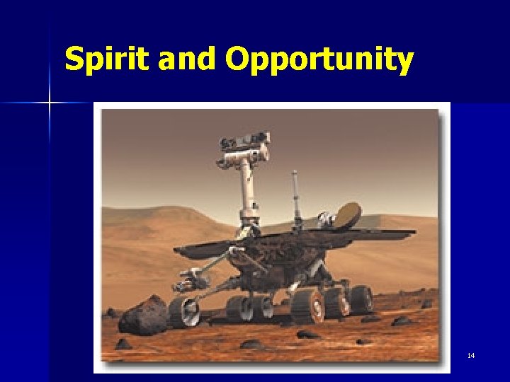 Spirit and Opportunity 14 