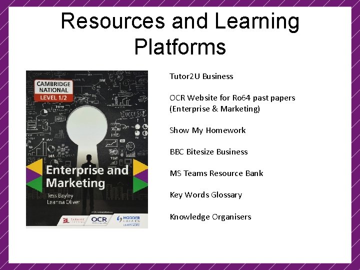 Resources and Learning Platforms Tutor 2 U Business OCR Website for Ro 64 past