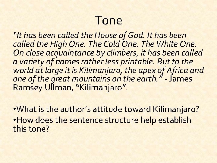 Tone “It has been called the House of God. It has been called the Tone “It has been called the House of God. It has been called the