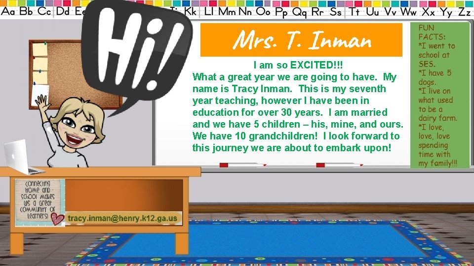 I am so EXCITED!!! What a great year we are going to have. My