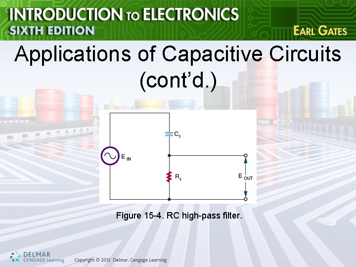 Applications of Capacitive Circuits (cont’d. ) Figure 15 -4. RC high-pass filter. 