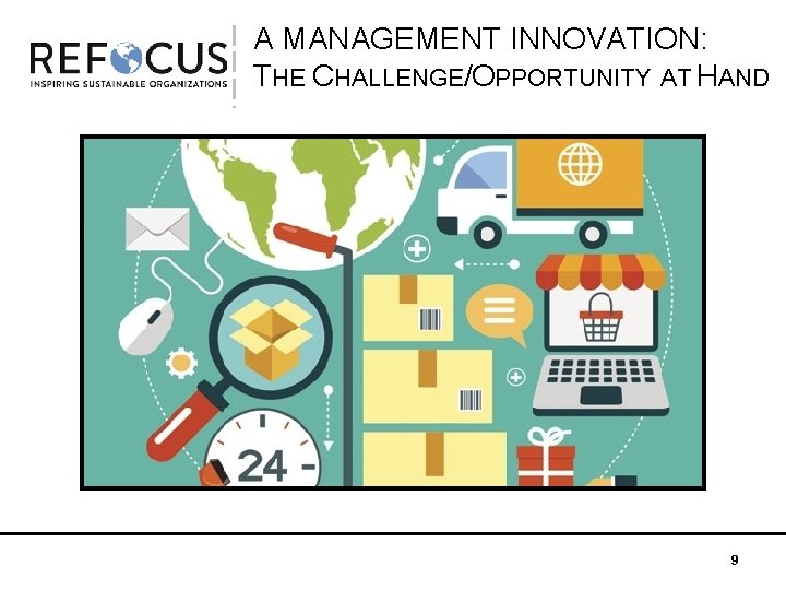 A MANAGEMENT INNOVATION: THE CHALLENGE/OPPORTUNITY AT HAND 9 