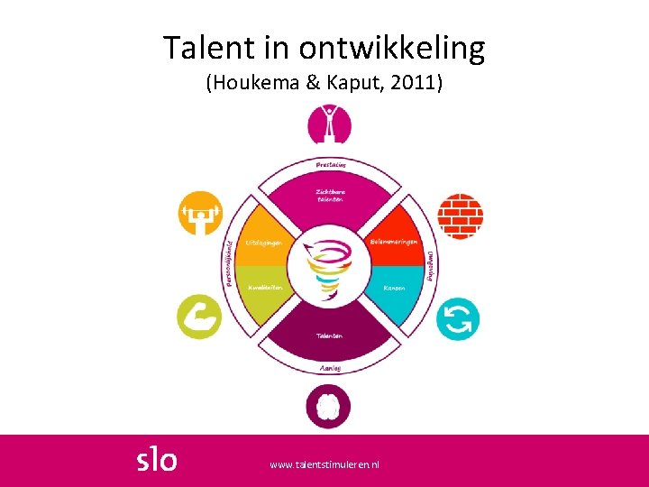 Talent in ontwikkeling (Houkema & Kaput, 2011) www. talentstimuleren. nl 