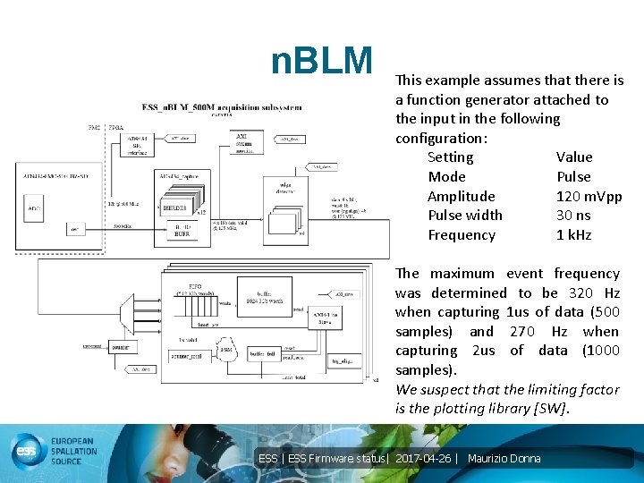 n. BLM This example assumes that there is a function generator attached to the