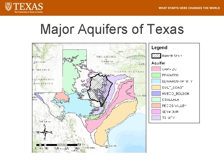 Major Aquifers of Texas 