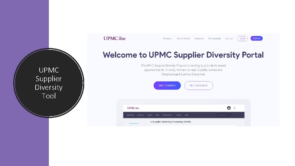 UPMC Supplier Diversity Tool 