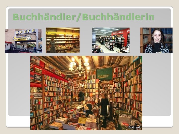 Buchhändler/Buchhändlerin 