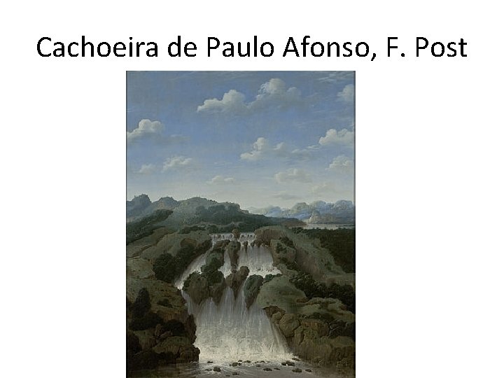 Cachoeira de Paulo Afonso, F. Post 