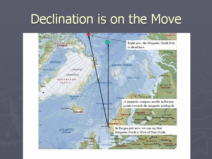 Declination is on the Move 