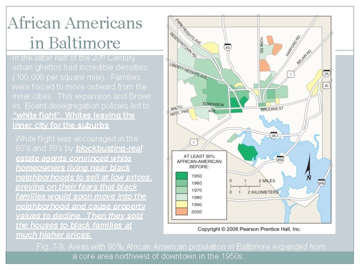 African Americans in Baltimore In the latter half of the 20 th Century urban