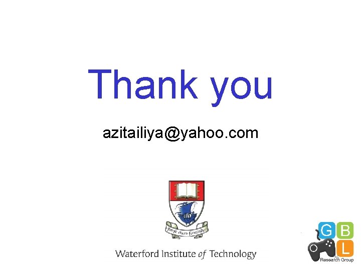 Thank you azitailiya@yahoo. com 26 