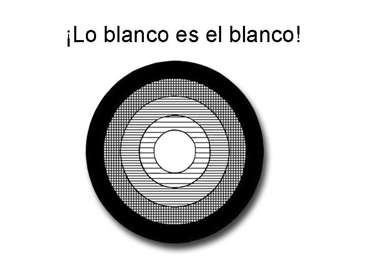 ¡Lo blanco es el blanco! 