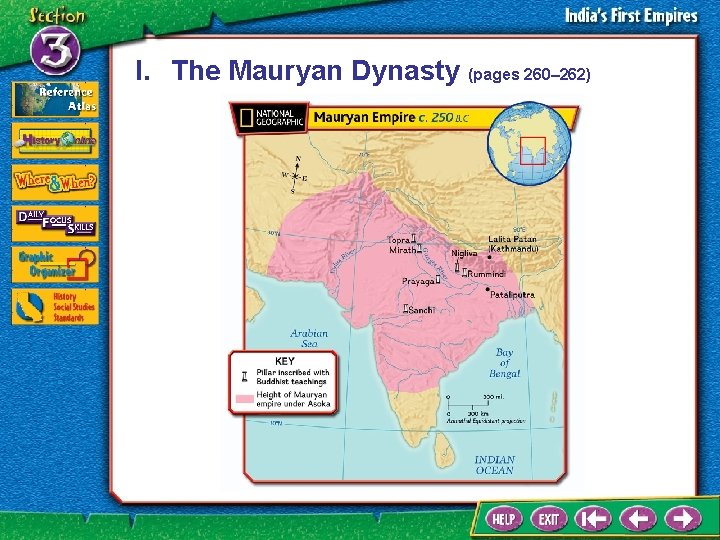 I. The Mauryan Dynasty (pages 260– 262) 