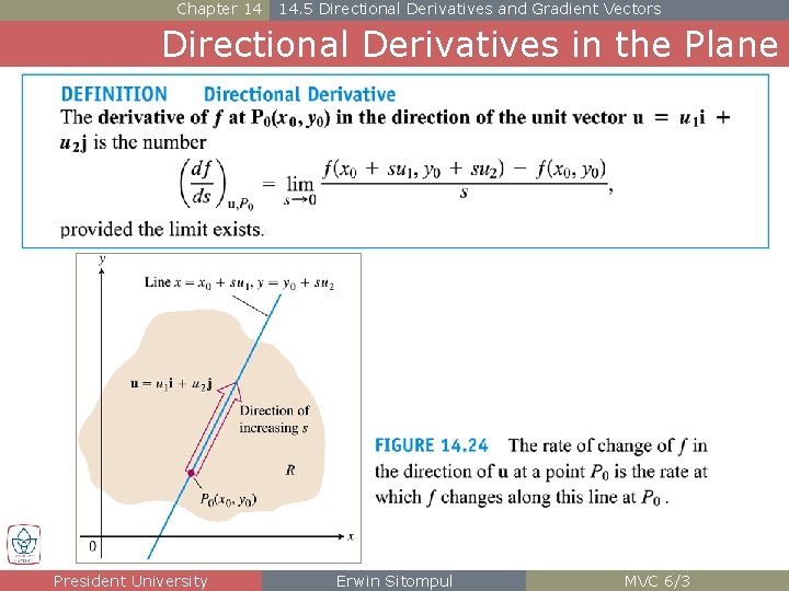 Chapter 14 14. 5 Directional Derivatives and Gradient Vectors Directional Derivatives in the Plane