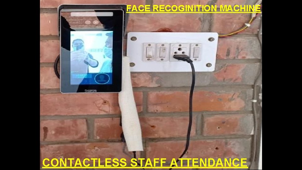 FACE RECOGINITION MACHINE CONTACTLESS STAFF ATTENDANCE 