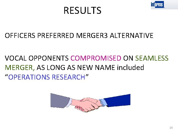 RESULTS OFFICERS PREFERRED MERGER 3 ALTERNATIVE VOCAL OPPONENTS COMPROMISED ON SEAMLESS MERGER, AS LONG RESULTS OFFICERS PREFERRED MERGER 3 ALTERNATIVE VOCAL OPPONENTS COMPROMISED ON SEAMLESS MERGER, AS LONG