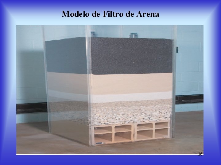 Modelo de Filtro de Arena 26 