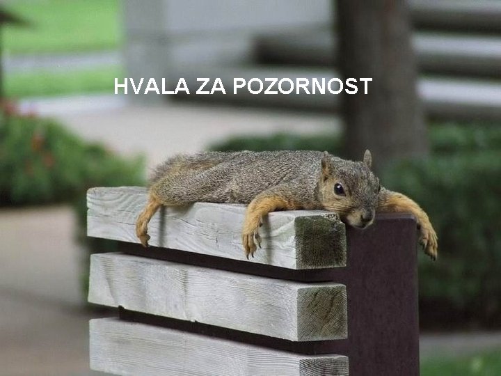 HVALA ZA POZORNOST 