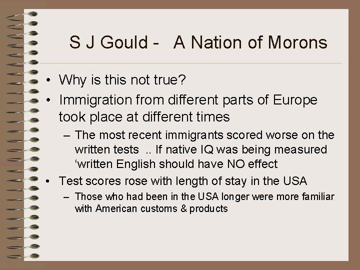 S J Gould - A Nation of Morons • Why is this not true?