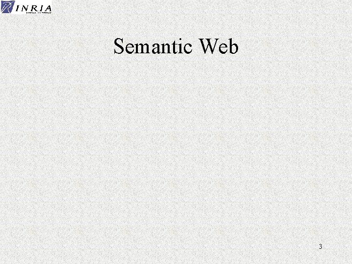 Semantic Web 3 