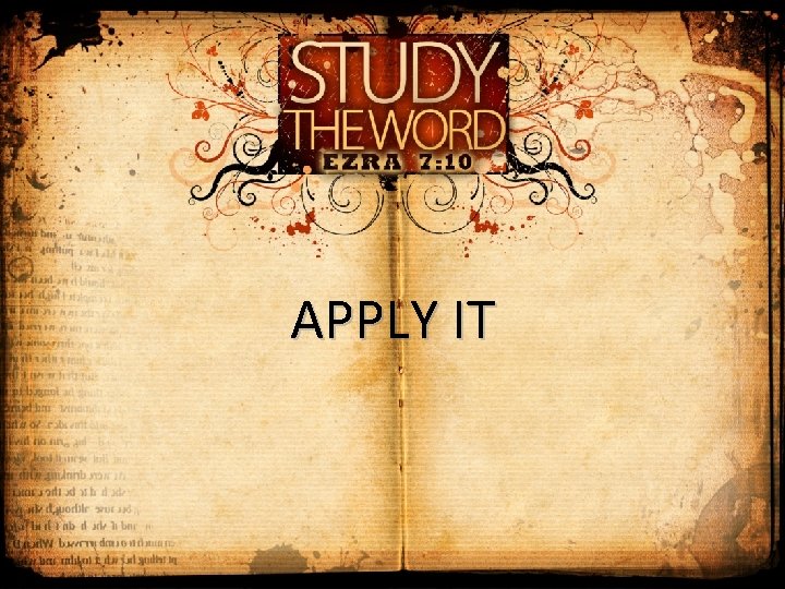 APPLY IT 