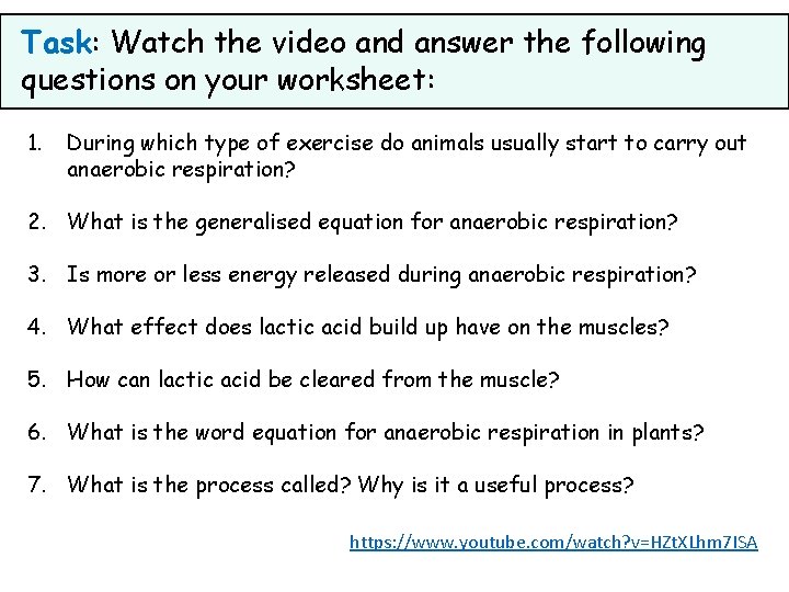 Task: Watch the video and answer the following questions on your worksheet: 1. During