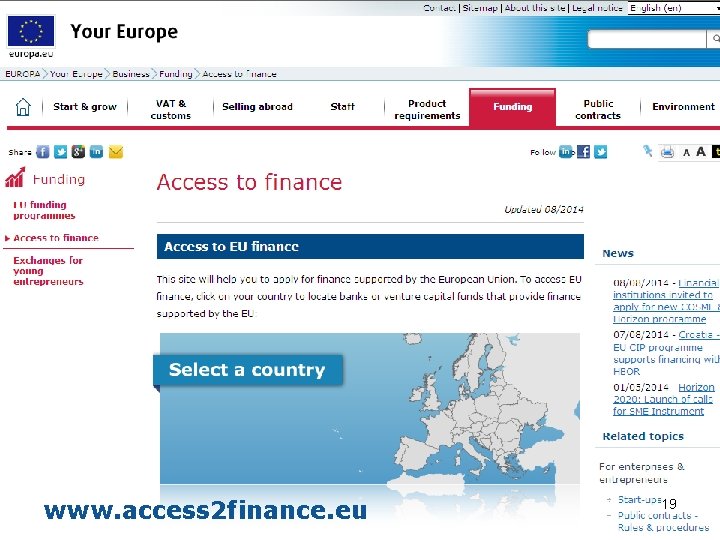 www. access 2 finance. eu 19 