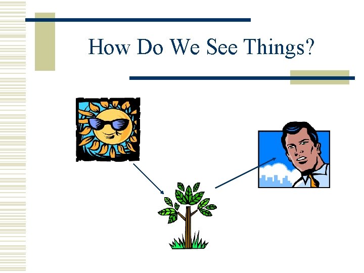 How Do We See Things? 