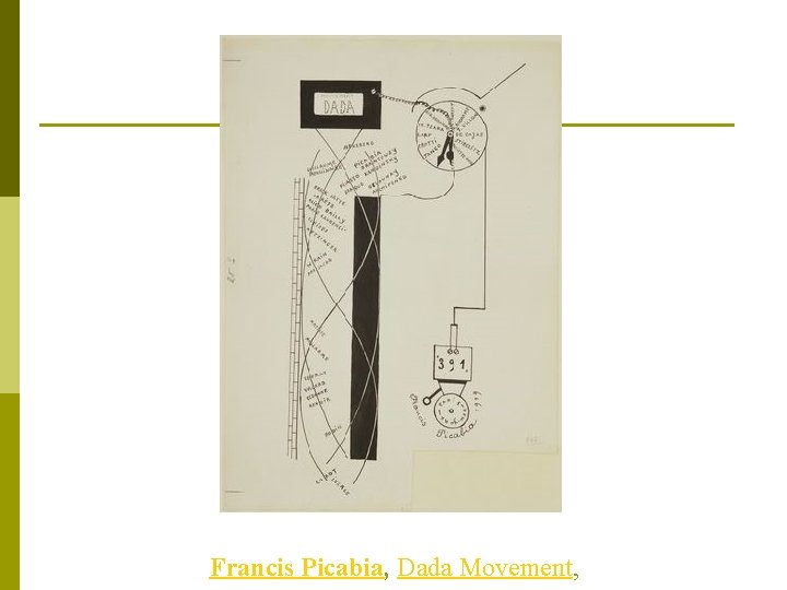 Francis Picabia, Dada Movement, 