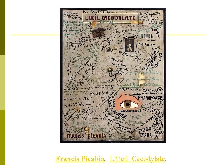 Francis Picabia, L'Oeil Cacodylate, 