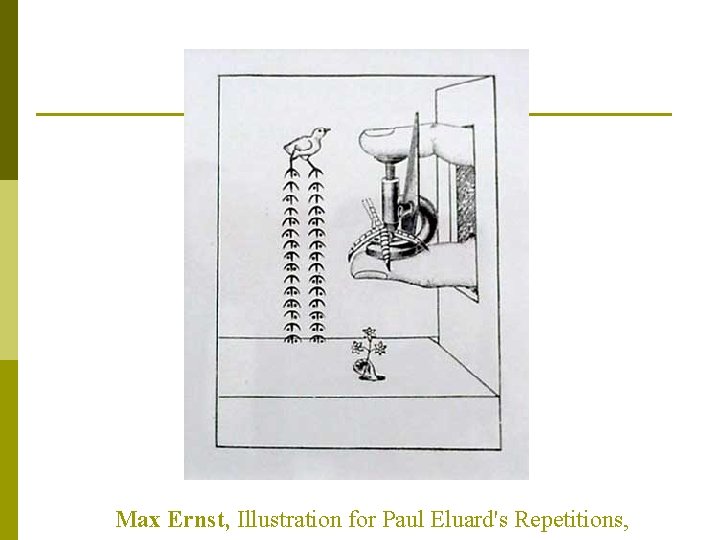 Max Ernst, Illustration for Paul Eluard's Repetitions, 