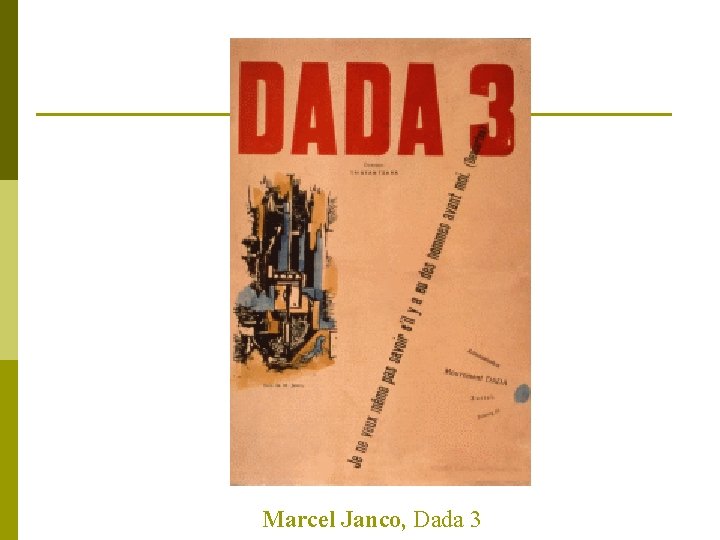 Marcel Janco, Dada 3 
