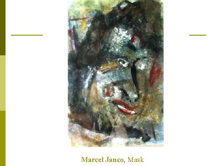 Marcel Janco, Mask 