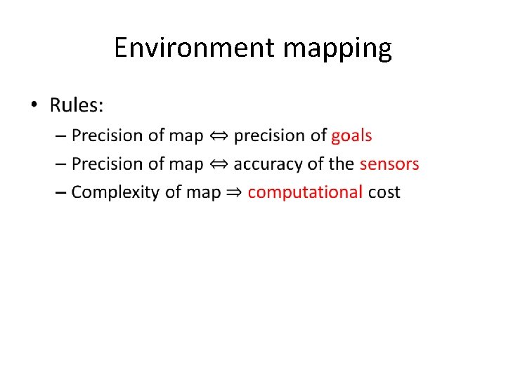 Environment mapping • Environment mapping •
