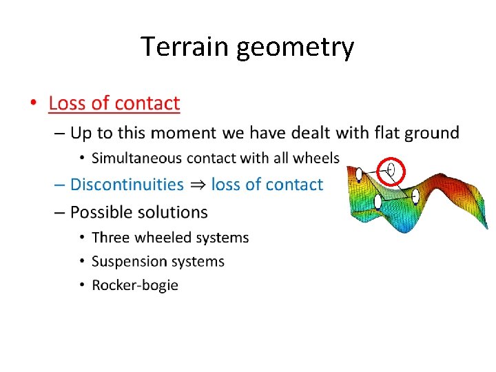 Terrain geometry • Terrain geometry •