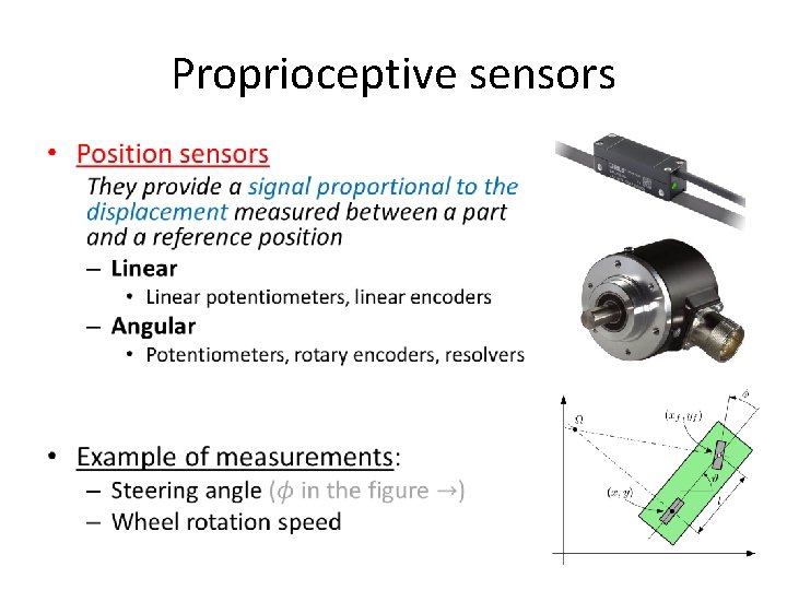 Proprioceptive sensors • 