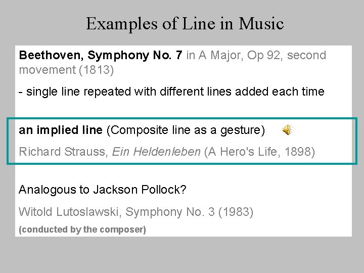 Examples of Line in Music Beethoven, Symphony No. 7 in A Major, Op 92,