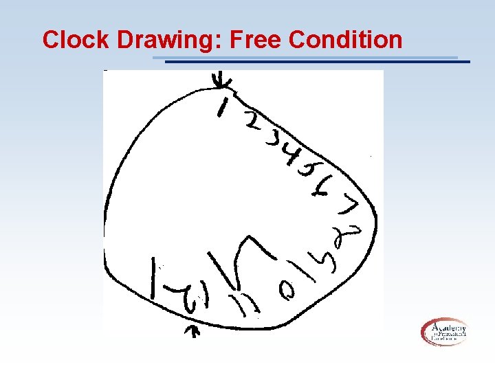 Clock Drawing: Free Condition 
