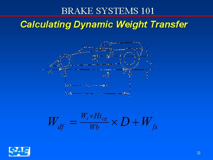 BRAKE SYSTEMS 101 Calculating Dynamic Weight Transfer 38 