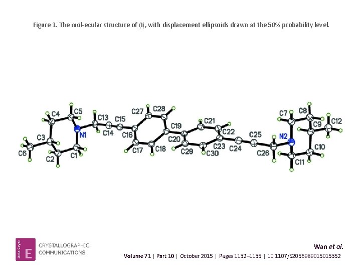 Figure 1. The mol ecular structure of (I), with displacement ellipsoids drawn at the