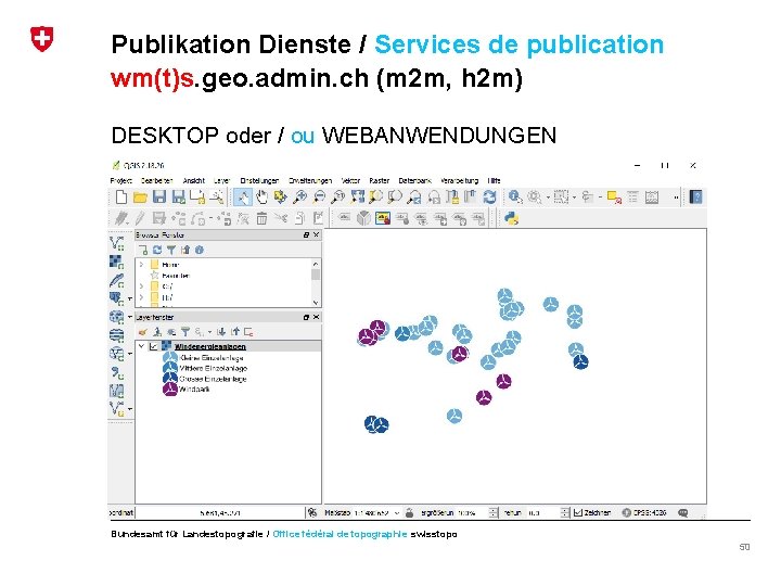 Publikation Dienste / Services de publication wm(t)s. geo. admin. ch (m 2 m, h