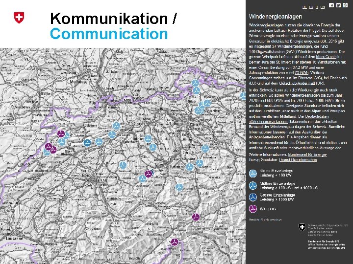 Kommunikation / Communication Bundesamt für Landestopografie / Office fédéral de topographie swisstopo 54 