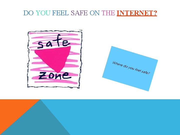 DO YOU FEEL SAFE ON THE INTERNET? 